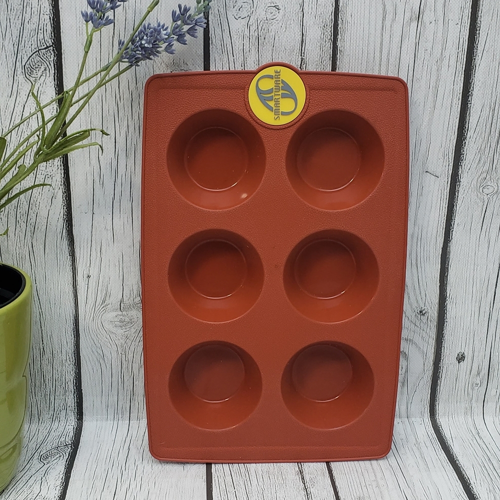 Smartware Silicone Cupcake Muffin Baking Pan